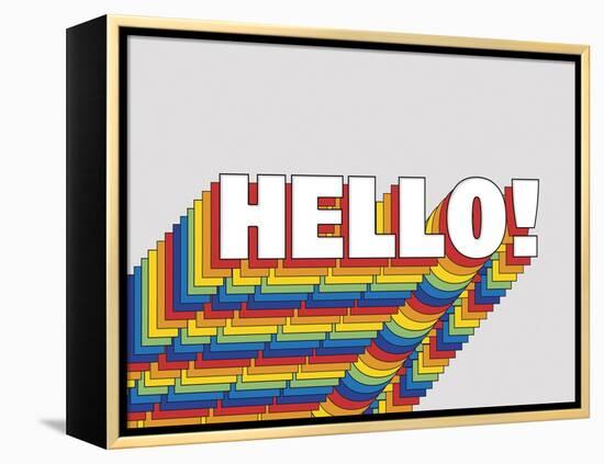 Hello Vibes-Tom Frazier-Framed Stretched Canvas