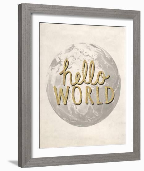 Hello World-Lottie Fontaine-Framed Giclee Print