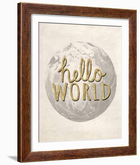 Hello World-Lottie Fontaine-Framed Giclee Print