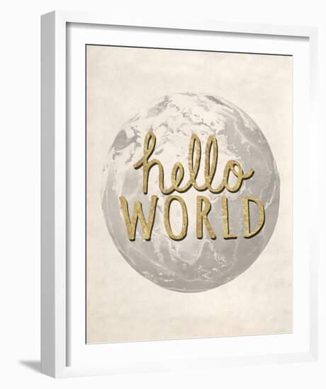 Hello World-Lottie Fontaine-Framed Giclee Print