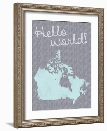 Hello World-Lauren Gibbons-Framed Art Print