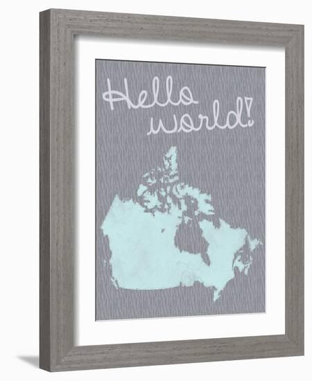 Hello World-Lauren Gibbons-Framed Art Print