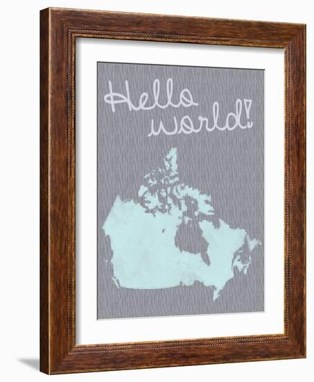 Hello World-Lauren Gibbons-Framed Art Print