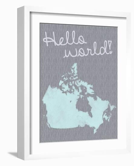 Hello World-Lauren Gibbons-Framed Art Print