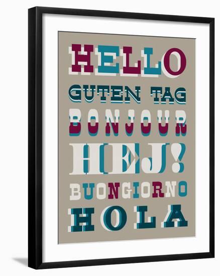 Hello-Tom Frazier-Framed Giclee Print