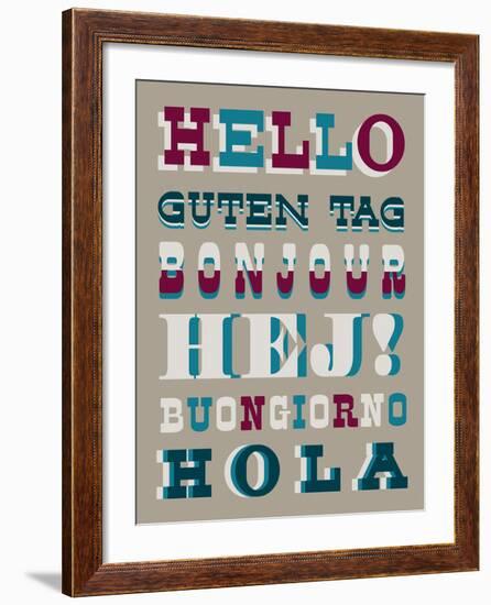 Hello-Tom Frazier-Framed Giclee Print