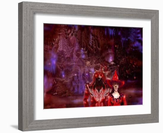 Helloween Visit 3-RUNA-Framed Giclee Print