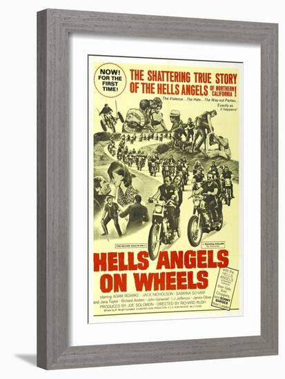 HELLS ANGELS ON WHEELS, 1967-null-Framed Art Print