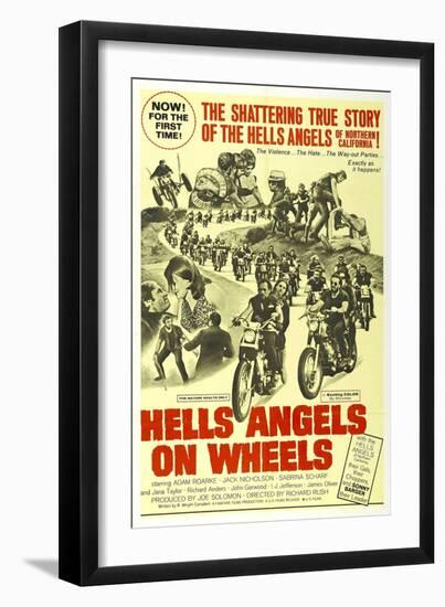 HELLS ANGELS ON WHEELS, 1967-null-Framed Art Print