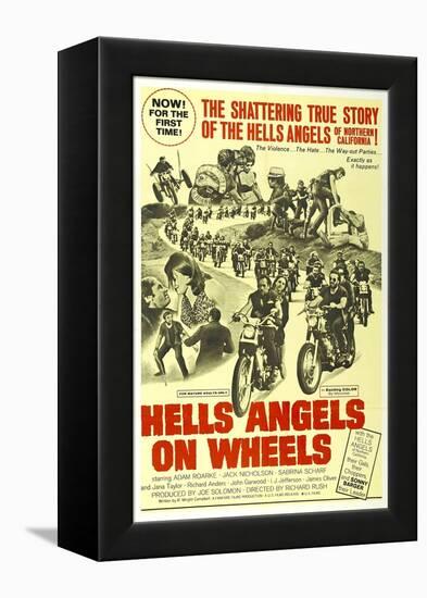 HELLS ANGELS ON WHEELS, 1967-null-Framed Stretched Canvas