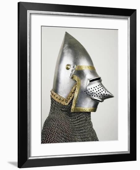 Helmet and Chain Mail of Composite Armor-null-Framed Giclee Print