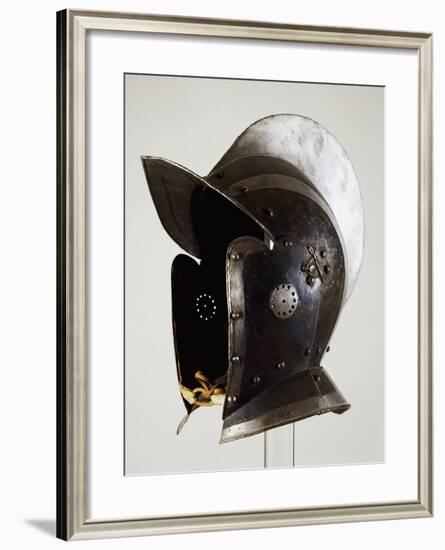 Helmet for Infantryman, 1570, Made in Augsburg, Germany, 16th Century-null-Framed Giclee Print