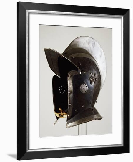 Helmet for Infantryman, 1570, Made in Augsburg, Germany, 16th Century-null-Framed Giclee Print