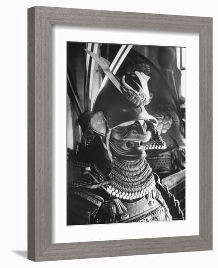 Helmet from Japanese Samurai Suit-Fritz Goro-Framed Photographic Print