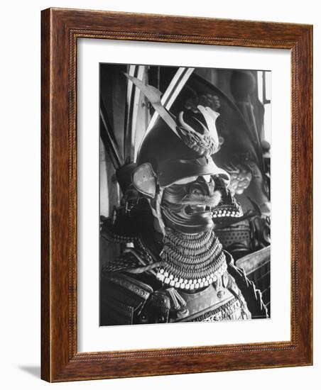 Helmet from Japanese Samurai Suit-Fritz Goro-Framed Photographic Print