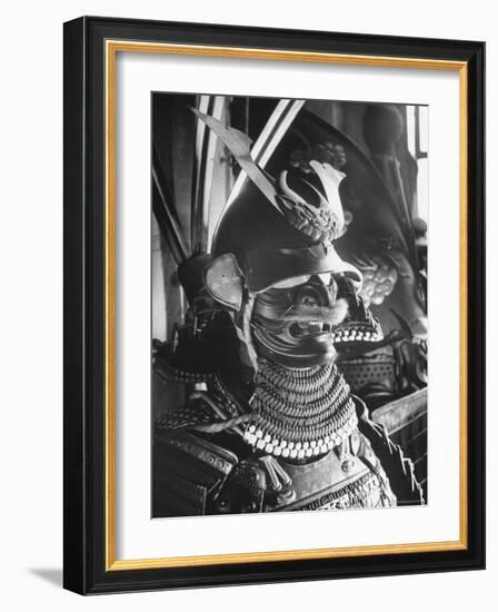 Helmet from Japanese Samurai Suit-Fritz Goro-Framed Photographic Print