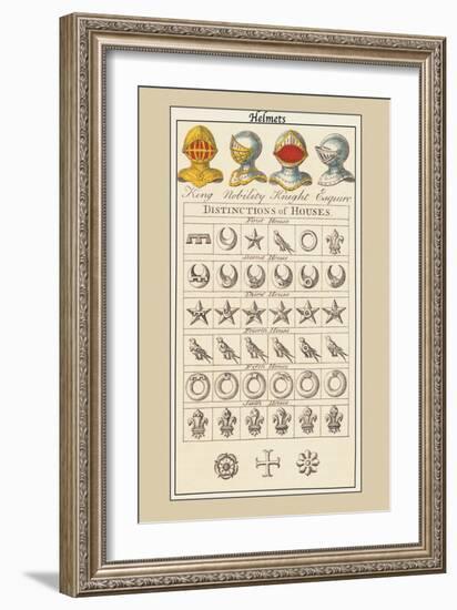 Helmets and Distinction of Houses-Hugh Clark-Framed Art Print