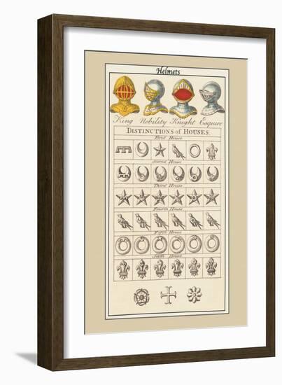 Helmets and Distinction of Houses-Hugh Clark-Framed Art Print