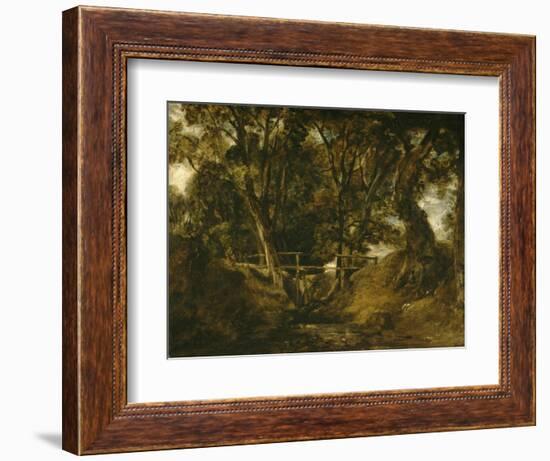 Helmingham Dell. Vallon dans le parc de Helmingham (Suffolk)-John Constable-Framed Giclee Print