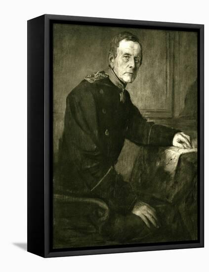 Helmuth von Moltke the Elder-Franz Seraph von Lenbach-Framed Premier Image Canvas