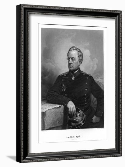 Helmuth Von Moltke-Alonzo Chappel-Framed Art Print