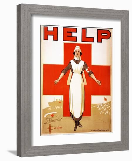 Help, 1918-D. H. Souter-Framed Giclee Print