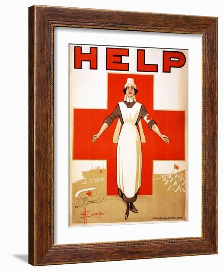 Help, 1918-D. H. Souter-Framed Giclee Print