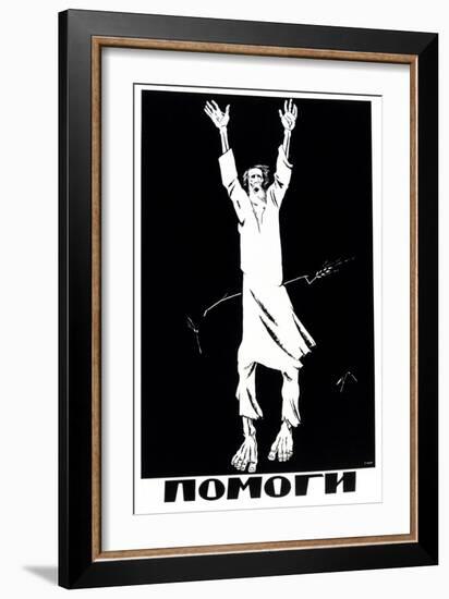 Help, 1921-Dmitriy Stakhievich Moor-Framed Giclee Print