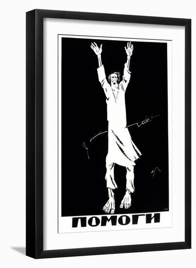 Help, 1921-Dmitriy Stakhievich Moor-Framed Giclee Print