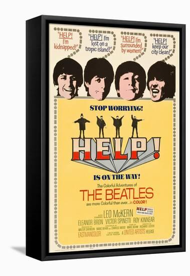 Help!, 1965-null-Framed Premier Image Canvas