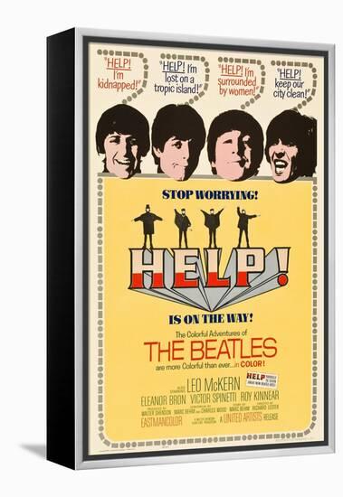 Help!, 1965-null-Framed Premier Image Canvas