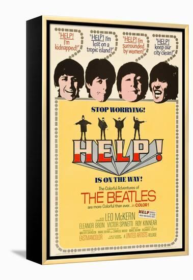 Help!, 1965-null-Framed Premier Image Canvas