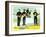 Help, from Left:Paul Mccartney, George Harrison, Ringo Starr, John Lennon, 1965-null-Framed Art Print