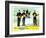 Help, from Left:Paul Mccartney, George Harrison, Ringo Starr, John Lennon, 1965-null-Framed Art Print