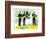 Help, from Left:Paul Mccartney, George Harrison, Ringo Starr, John Lennon, 1965-null-Framed Art Print