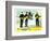 Help, from Left:Paul Mccartney, George Harrison, Ringo Starr, John Lennon, 1965-null-Framed Premium Giclee Print