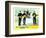 Help, from Left:Paul Mccartney, George Harrison, Ringo Starr, John Lennon, 1965-null-Framed Premium Giclee Print