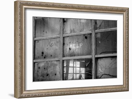 Help in Broken Windows-null-Framed Photo