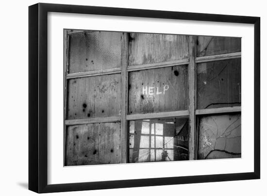 Help in Broken Windows-null-Framed Photo