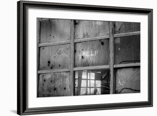 Help in Broken Windows-null-Framed Photo