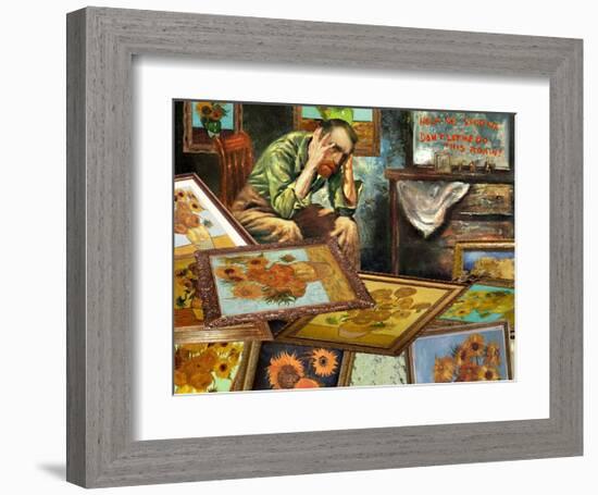 Help Me-Barry Kite-Framed Art Print