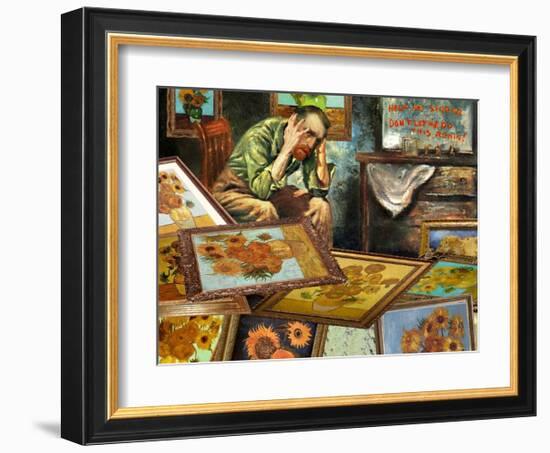 Help Me-Barry Kite-Framed Art Print