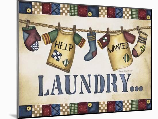 Help Wanted Laundry-Laurie Korsgaden-Mounted Giclee Print