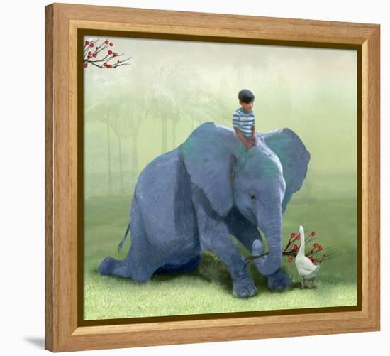 Helping a Friend-Nancy Tillman-Framed Stretched Canvas