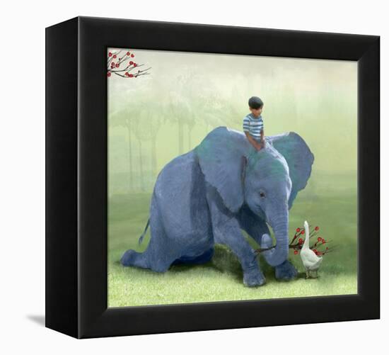 Helping a Friend-Nancy Tillman-Framed Stretched Canvas