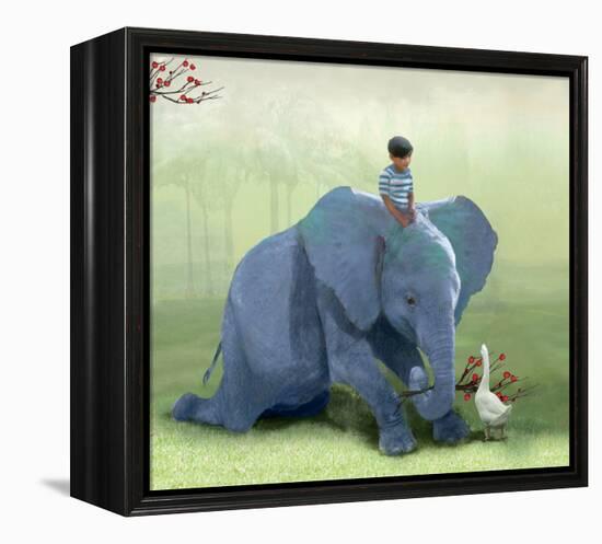 Helping a Friend-Nancy Tillman-Framed Stretched Canvas