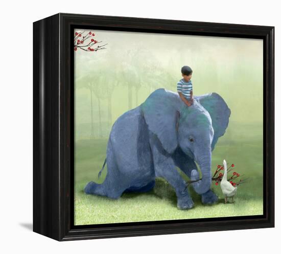 Helping a Friend-Nancy Tillman-Framed Stretched Canvas