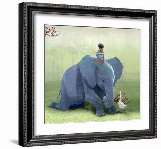 Helping a Friend-Nancy Tillman-Framed Art Print