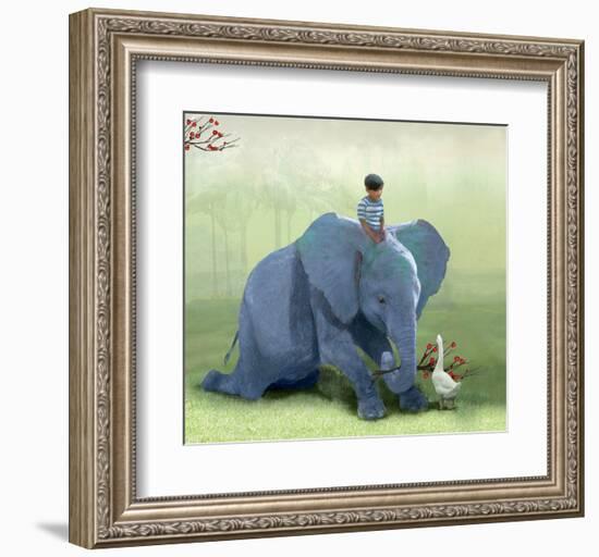 Helping a Friend-Nancy Tillman-Framed Art Print