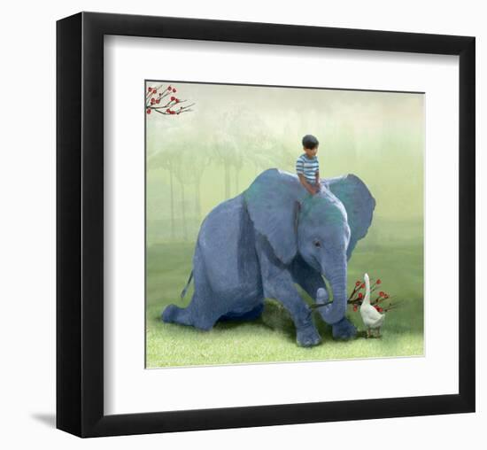 Helping a Friend-Nancy Tillman-Framed Art Print